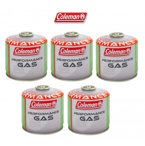 BOMBOLETTA CARTUCCIA GAS COLEMAN c300 performance FILETTO 240 g GAS * 5 PEZZI *