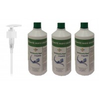Detergente per mani elimina i batteri - 3 bottiglie da 1000 ml + 1 erogatore