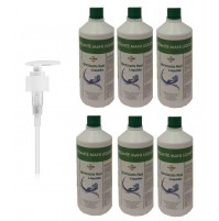 Detergente per mani elimina i batteri - 6 bottiglie da 1000 ml + 1 erogatore