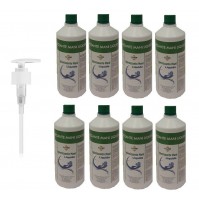 Detergente per mani elimina i batteri - 8 bottiglie da 1000 ml + 1 erogatore