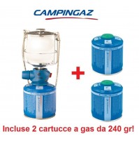 LAMPADA A GAS LUMOSTAR PLUS PZ CAMPINGAZ + 2 CARTUCCE A GAS DA 240 GR INCLUSE