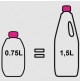 Thetford Aqua Rinse detergente concentrato per acqua di scarico 750 ml - 3 pezzi